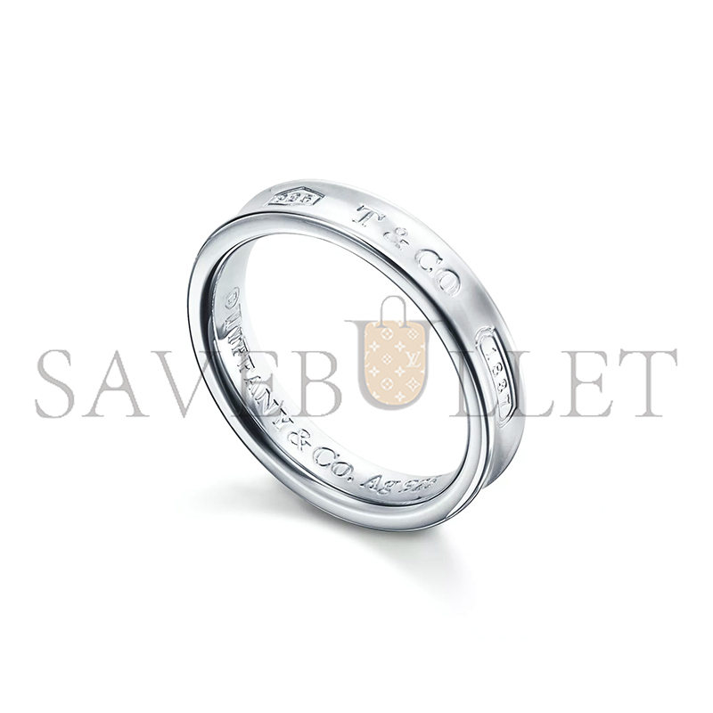 TIFFANY 1837®RING IN SILVER, NARROW 22993771